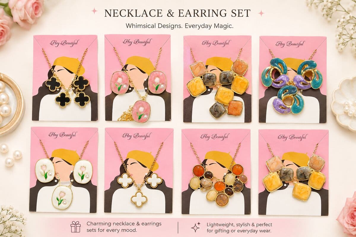 Anti Tarnish Pendant Set