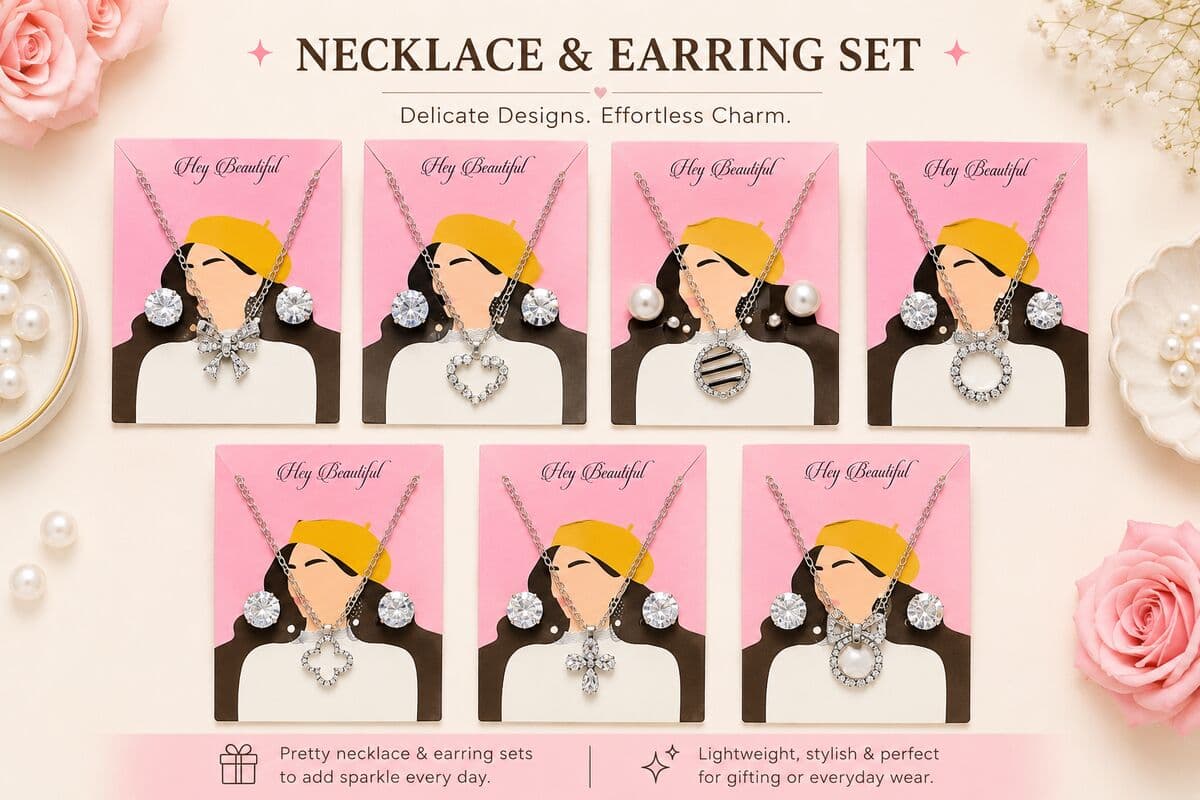 Neck Chain with Earring Set