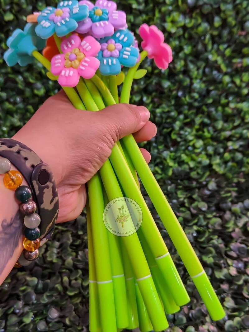 Flower Silicon Pen